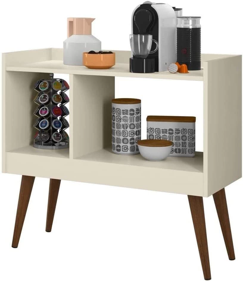 Coffee Corner - White - 100×80×35 cm | Modern & Stylish Coffee Station-STG-002