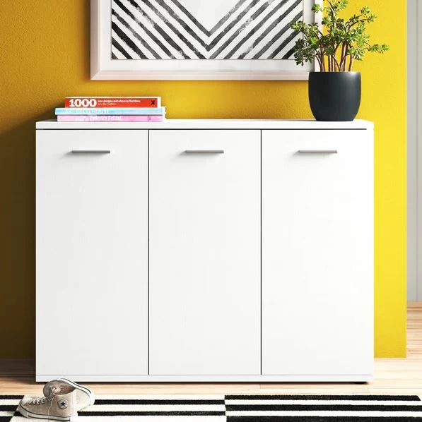 Shoe rack - White - 120 x 100 x 40 cm - SHC-030