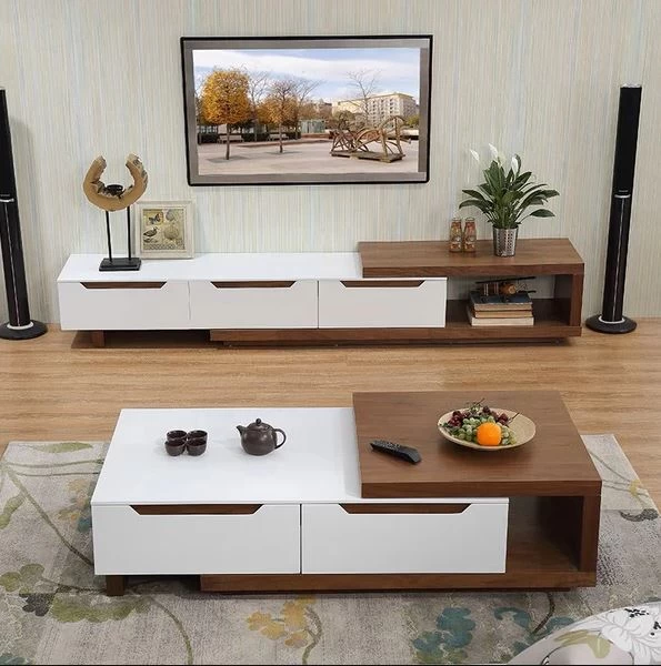 TV table with coffee table-TVU-010