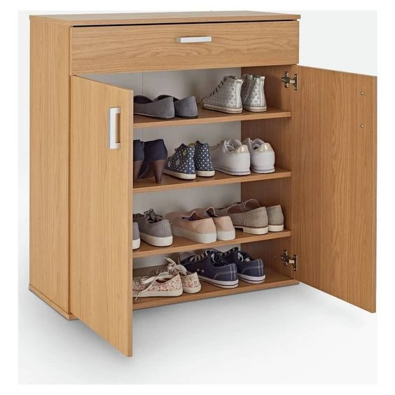 Shoe Rack MDF Beige 100×80×40 cm-SHC-040