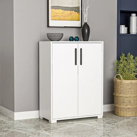 Shoe Rack 100 × 80 × 35 CM - White - SHC-051