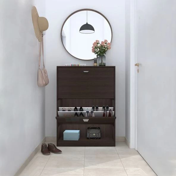 Shoe rack 30× 110×80cm-Blck-SHC-079