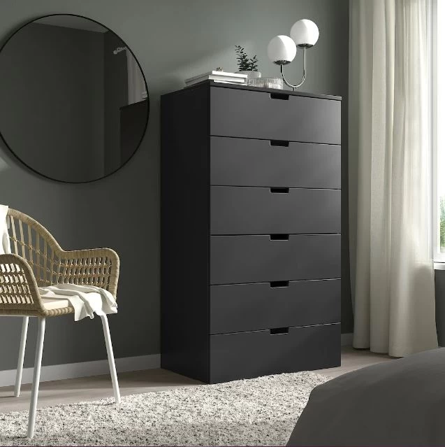 Drawer unit - Black - 78 x 145 x 42 cm-STG-037
