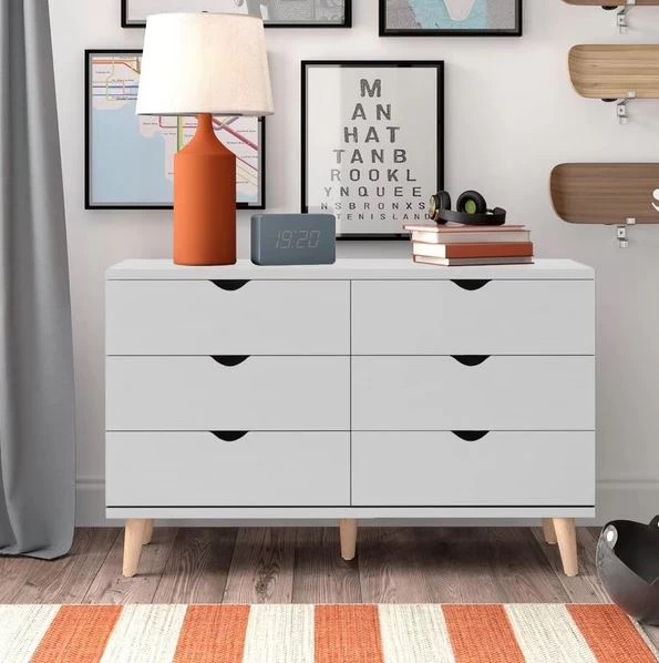 Drawer unit - White - 120 x 90 x 40 cm-STG-038