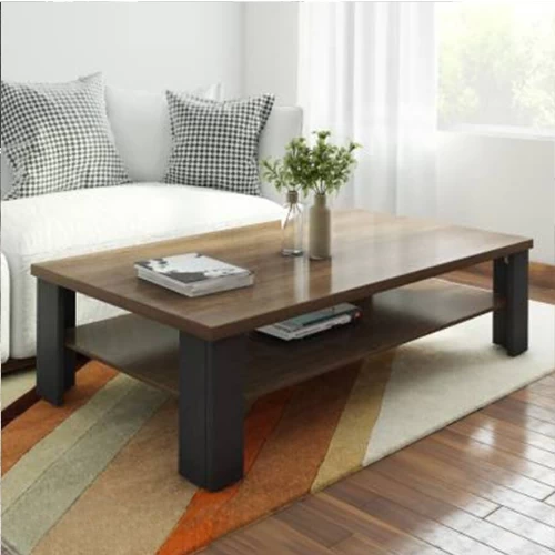 Coffee Table Brown and Black - 100x50x40 cة-CFTW-016