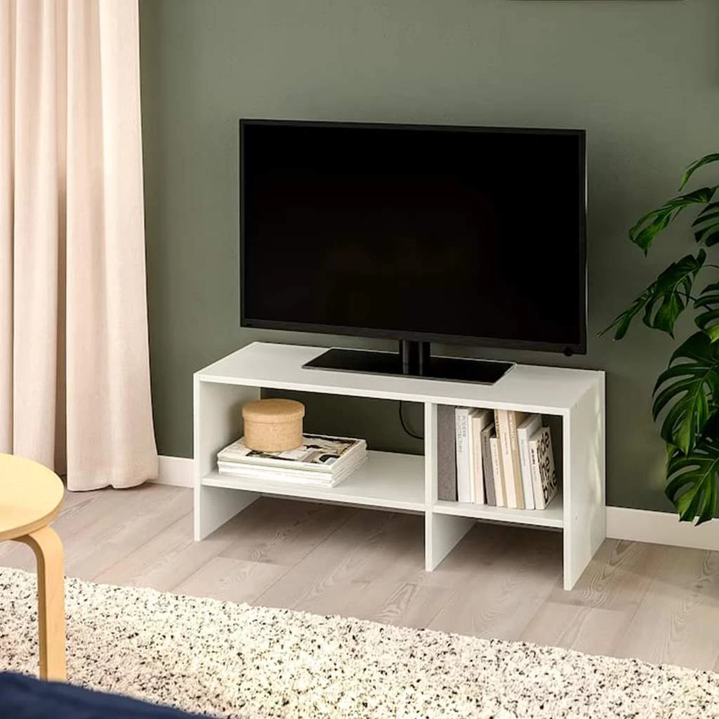 TV Stand - White - 90x30x40 cm-TVU-024
