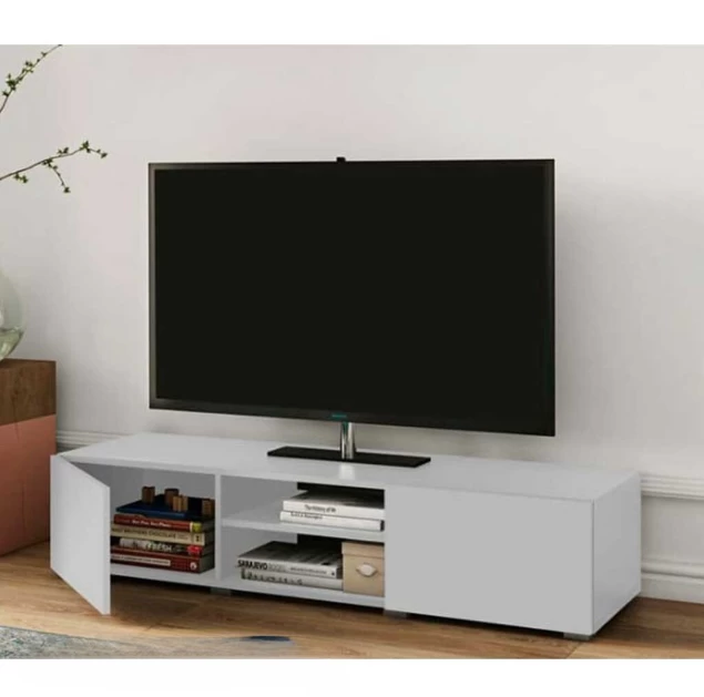 TV Stand - White - 160x42x30 cm-TVU-047