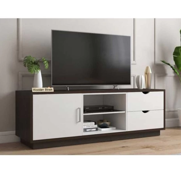 TV Stand - Brown and White - 160x55x30 cm-TVU-055