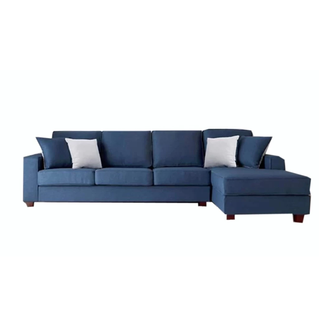 Blue Velvet Corner Sofa – 300×200 cm-CRS-002