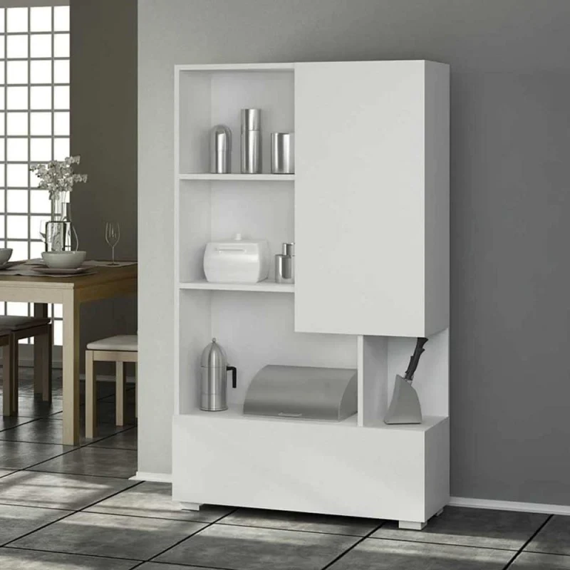 Kitchen Unit - White - 90×32×150 cة-KST-002