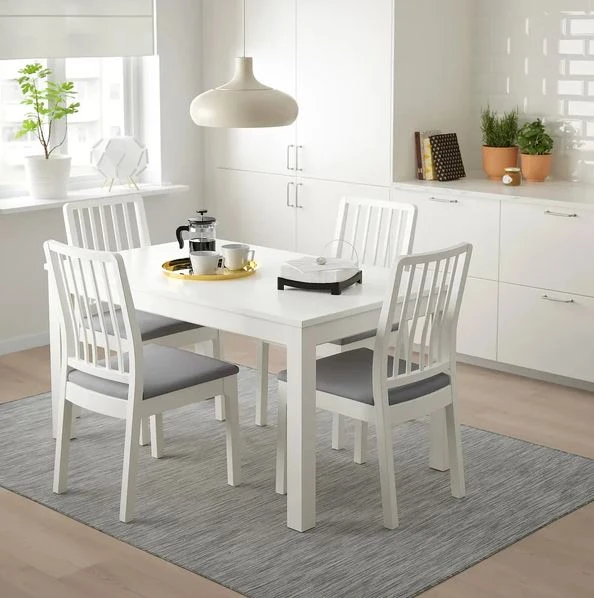 Dining Room Set - White - 5 Pieces