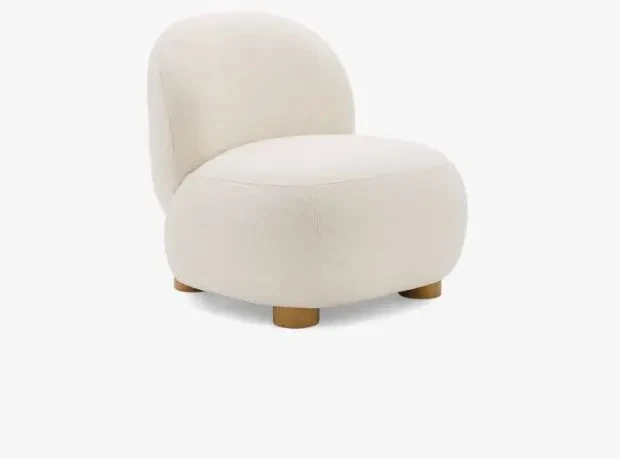 Off-White Panda Fabric Chair - 78x84x74 cm