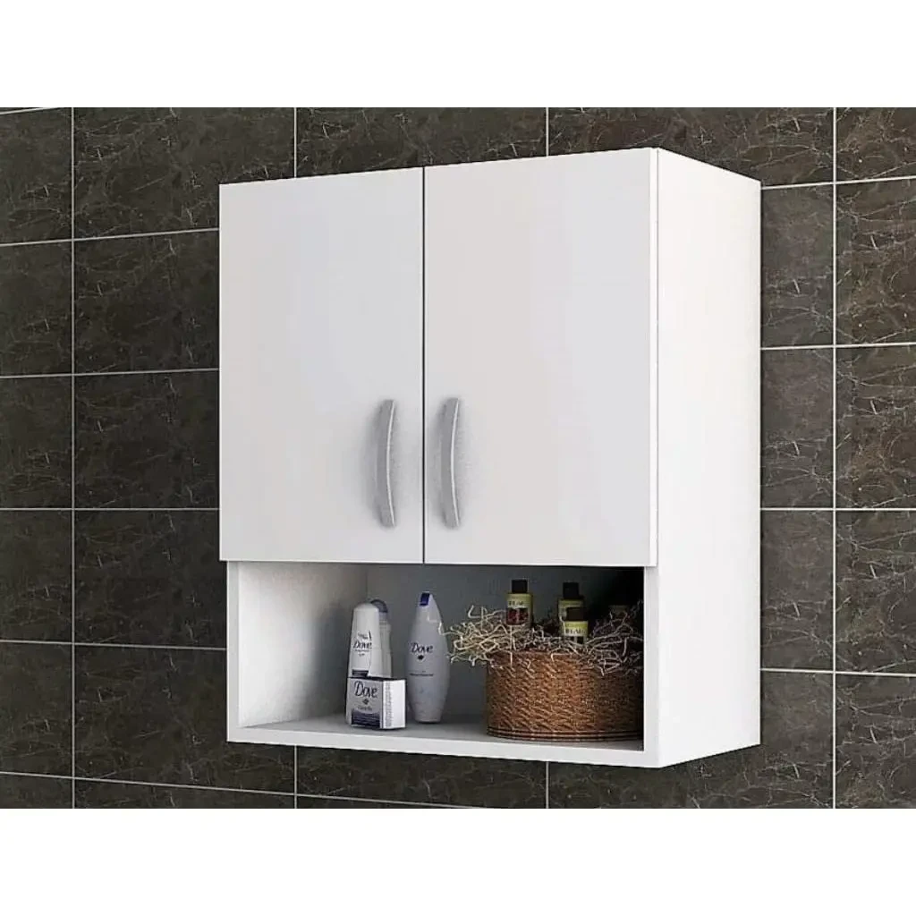 Bathroom Storage Unit - Counter or MDF - White - 75×65×25 cm-BST-003