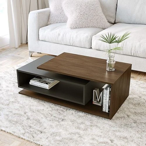 Coffee Table - Brown and Gray - 100×50 cm-CFTW-054