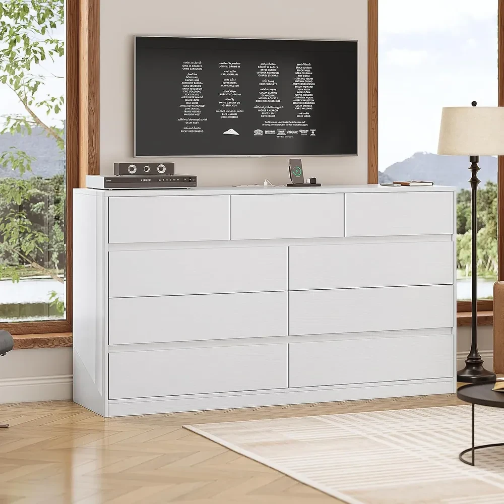 Dresser - White - 140x40x86 cm-STG-066