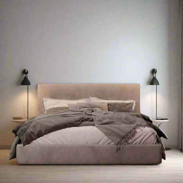 Modern Upholstered Bed – MDF Wood – Custom Made Premium Bedroom Furniture BED-002