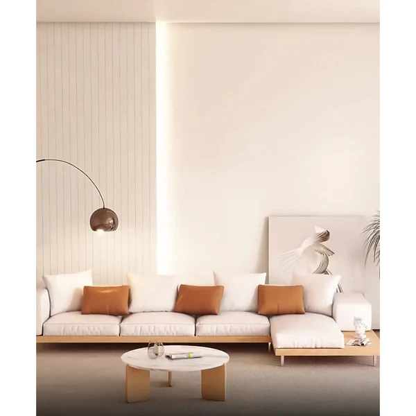 Modern Corner Sofa – Solid Beech Wood Frame – Velvet Upholstery – Soft Foam 35 kg/m³ – CRS-084