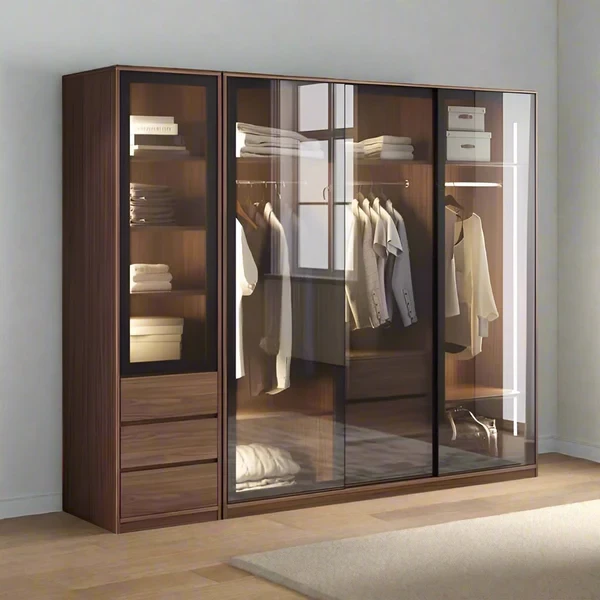 Modern Dressing Wardrobe – Custom-Made Storage Solution (WRD-011)