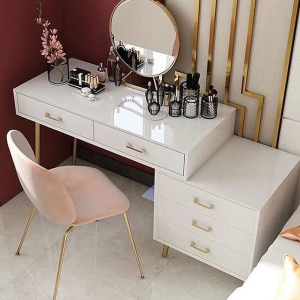 Modern Dressing Table – Elegant MDF Design with Spacious Surface DRT-007