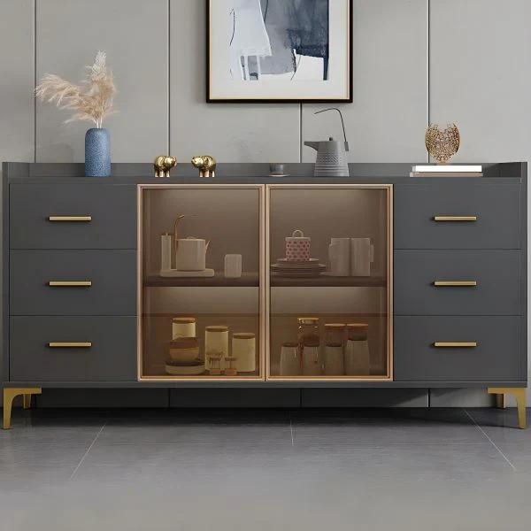 Elegant Modern MDF Buffet for Dining or Living Room – Antika Homz BUF-014