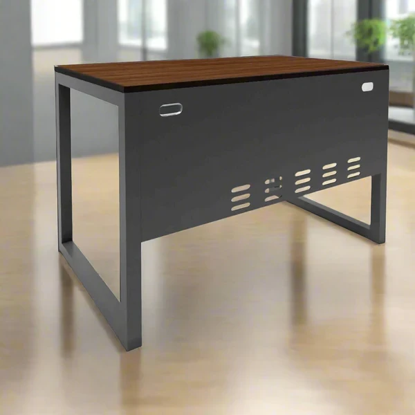 Modern Steel Office Desk – MDF Top with Electrostatic Finish OFD-018
