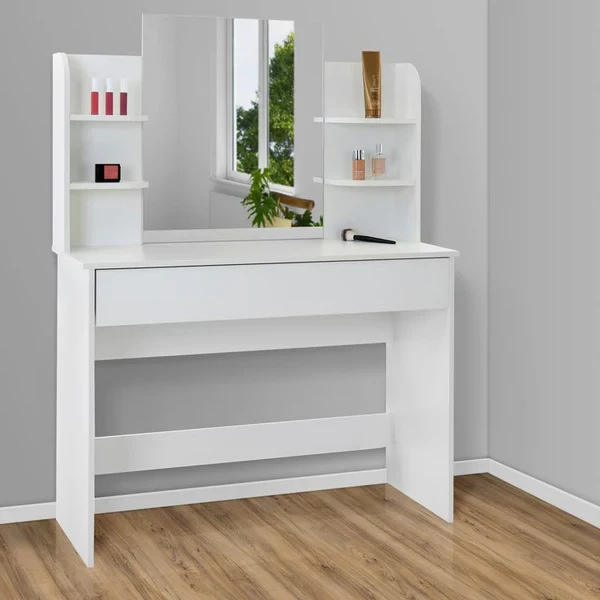 Luxury MDF Dressing Table – Elegant Design & Functional Storage DRT-005