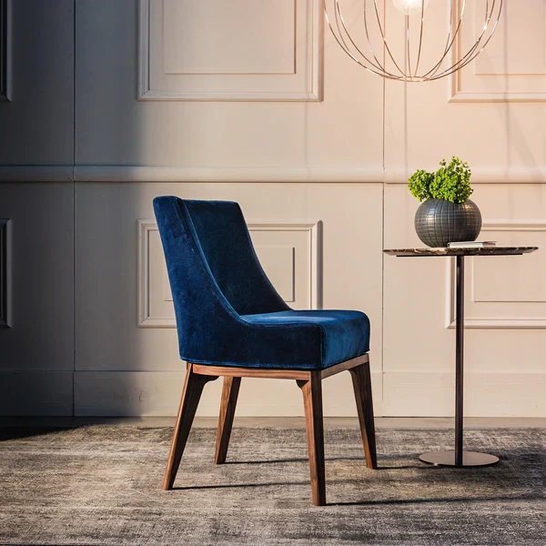 z DNC-009Classic Dining Chair – Red Beech Wood | Antika Homz