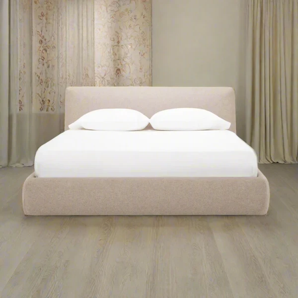 Modern Bed – Neutral Colors – Elegant Custom Made Bedroom Furniture BED-018