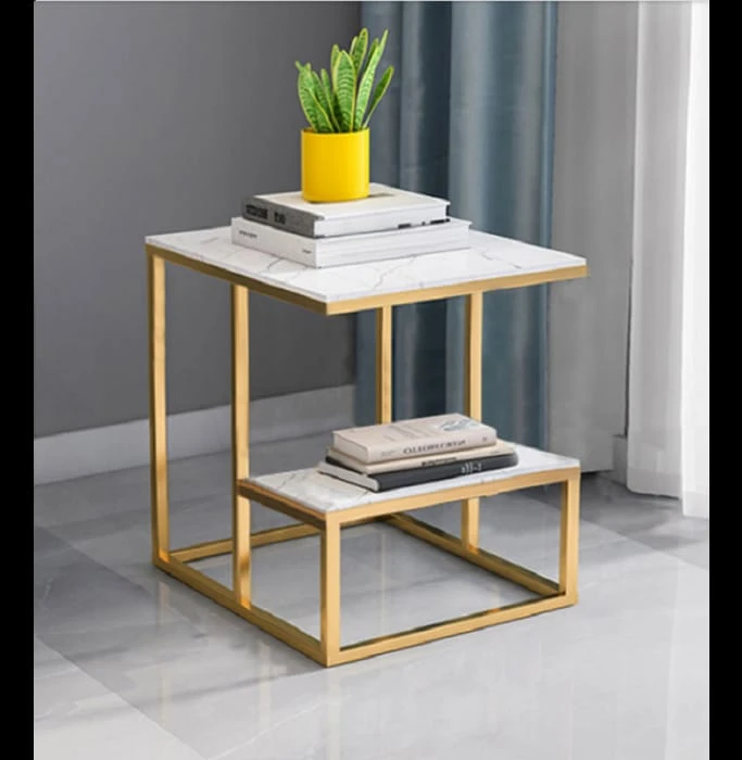 ترابيزة جانبية ستيل ذهبي SDT-065