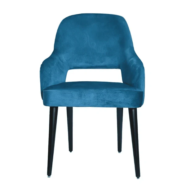 Modern Leather Dining Chair – Beech & Counter Wood Frame | Antika Homz DNC-022