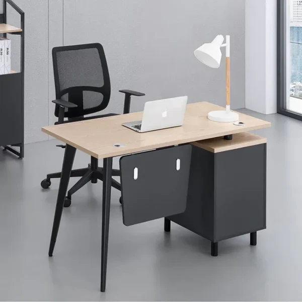 Luxury MDF Office Desk – Elegant Modern Design for Productivity