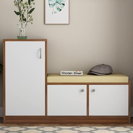 Shoe rack with modern design and seat - SHC-138