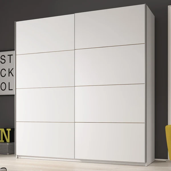 Modern MDF Wardrobe – Elegant & Functional Storage (WRD-008)