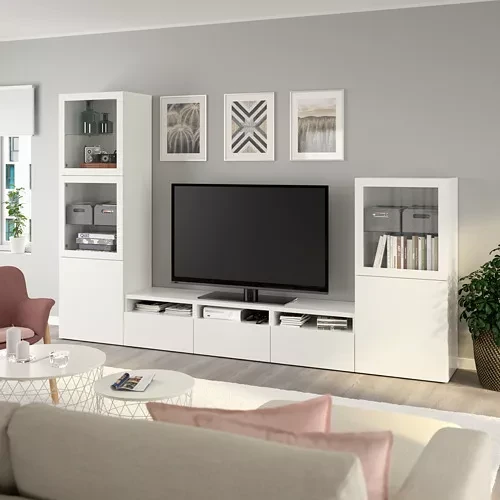 TV Stand - White TVU-094