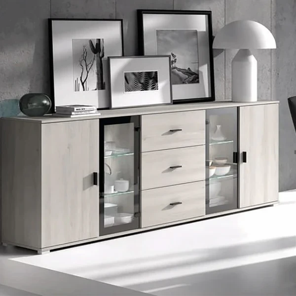 Elegant Modern MDF Buffet for Dining or Living Room – Antika Homz  BUF-013