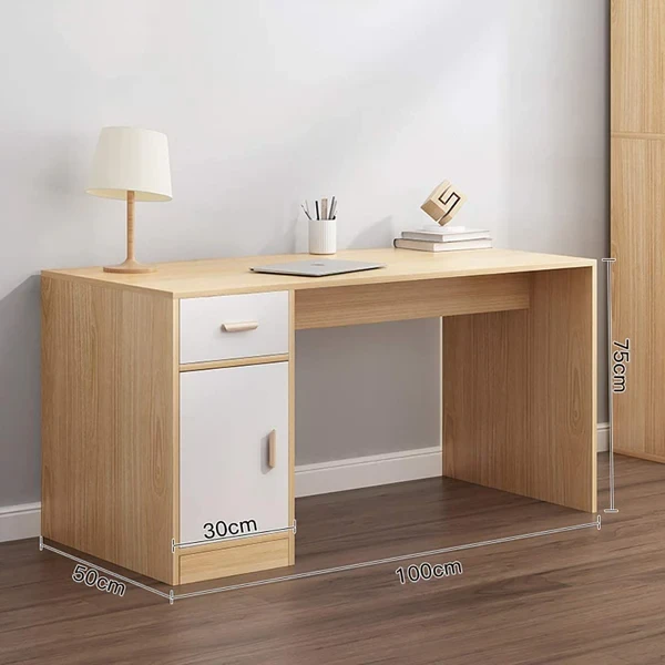 Modern Study & Work Desk – High-Quality MDF / Natural Plywood (Conter) – OFD-006