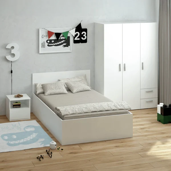 غرفة نوم متكاملة بتصميم عصري أنيق ومريحKBR-002