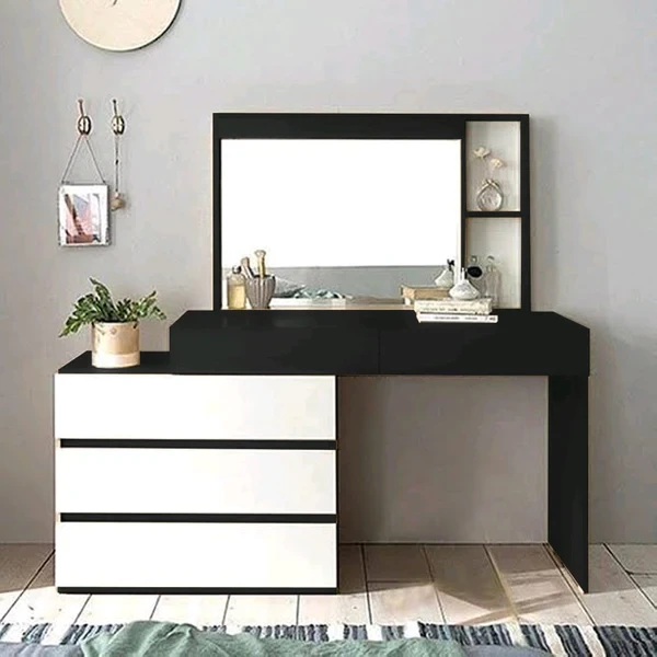 Minimalist MDF Dressing Table – Simple, Elegant Design for Calm Interiors DRT-014