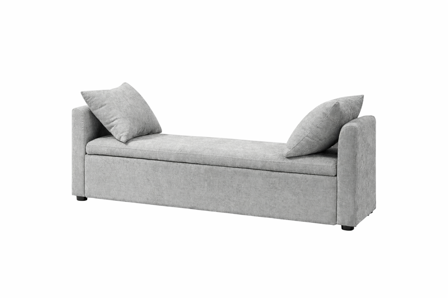 Elegant gray banquette BCH-001