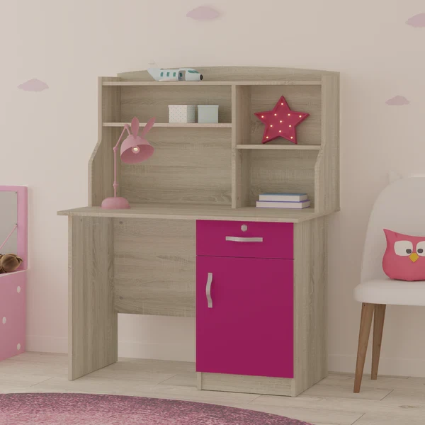 Modern Melamine Office Desk – Spanish MDF / Natural Plywood (Conter) – OFD-009