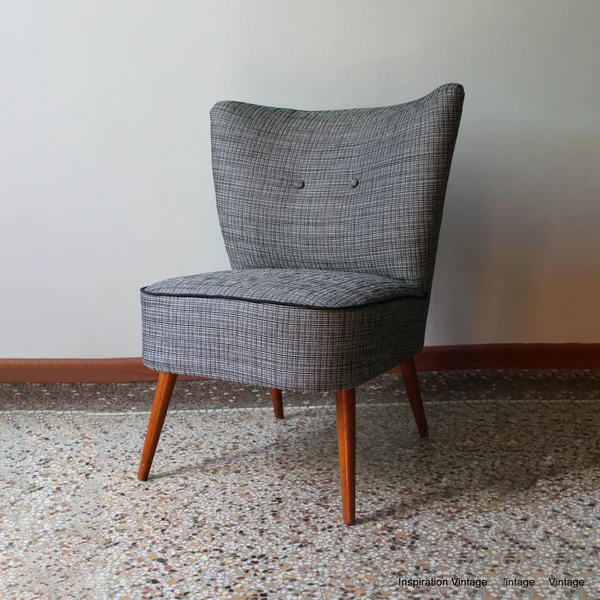 Modern Linen Dining Chair – Natural Beech Wood Frame | Antika Homz DNC-024