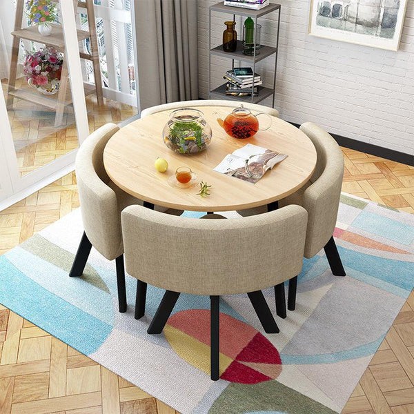 Modern Dining Set – 6 Chairs & Stylish Contemporary Table DNT-020