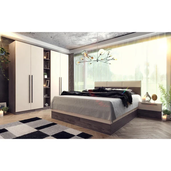 Modern Bedroom Set – European Wood – Custom Made 5-Piece Bedroom Furniture MBR-018