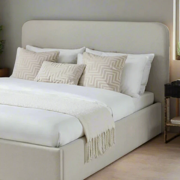 Luxury Upholstered Bed – High-Quality MDF – Custom Made Modern Bedroom Furniture BED-001