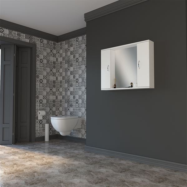 وحدة تخزين حمام مع مرايا BST-018