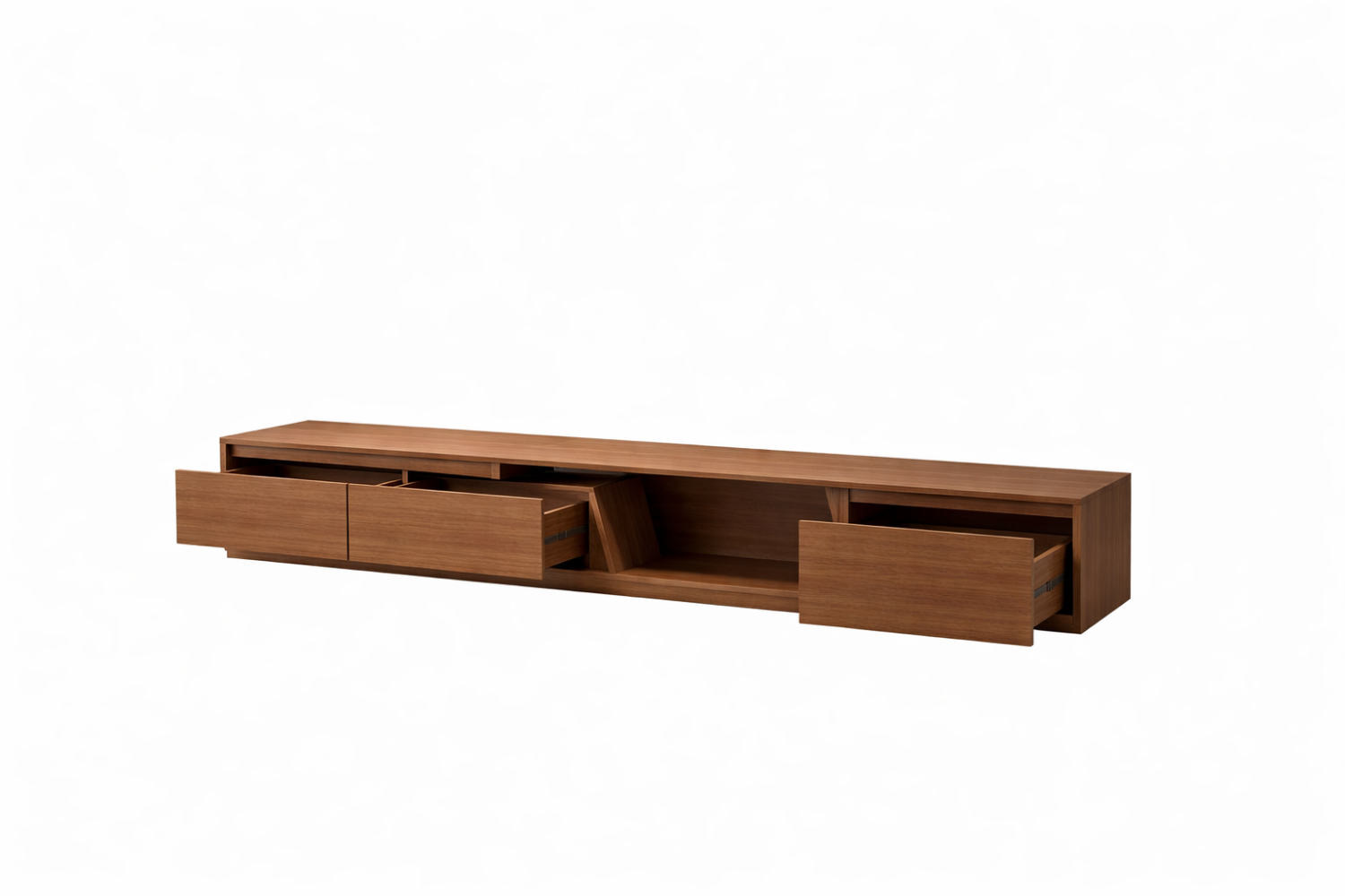 Modern TV Unit – Brown – 180 × 40 × 40 cm - TVU-092