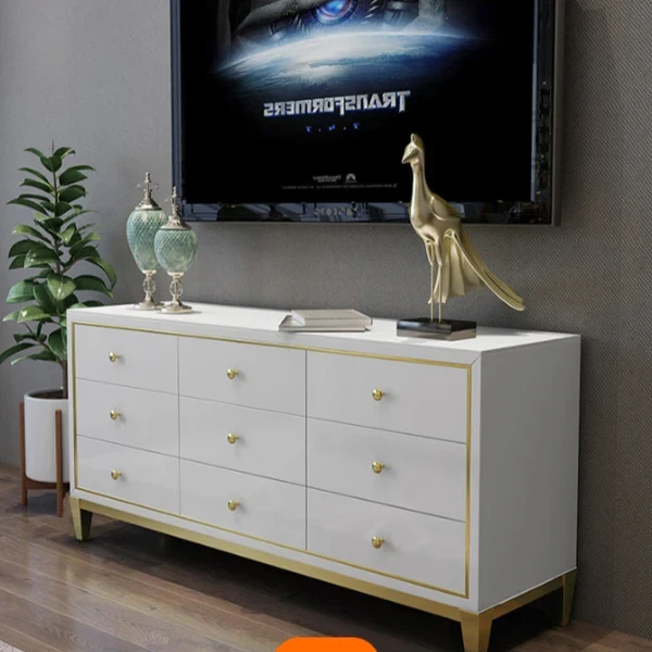 Modern MDF Buffet with Six Drawers – Antika Homz BUF-020