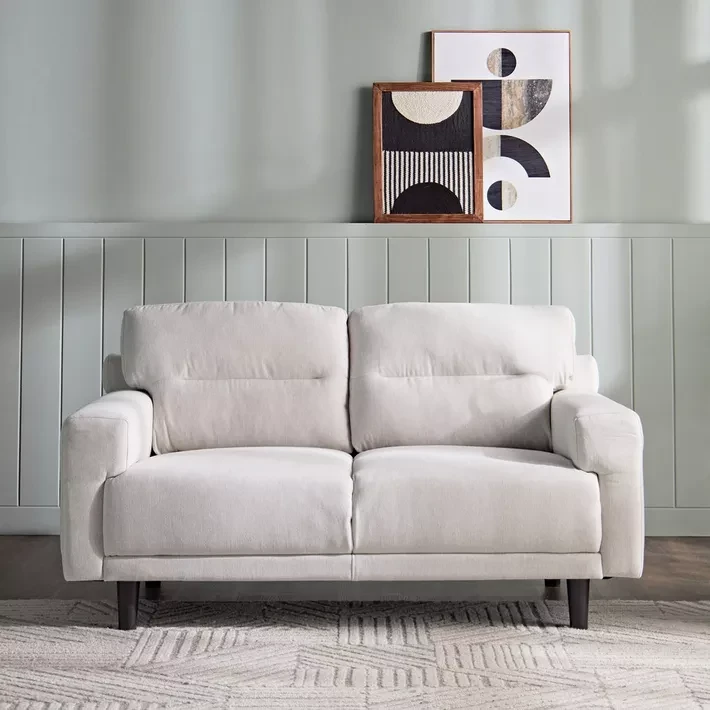 Modern 3-Seater Sofa – High Back, Thick Armrests, Removable Cushions SO2-003